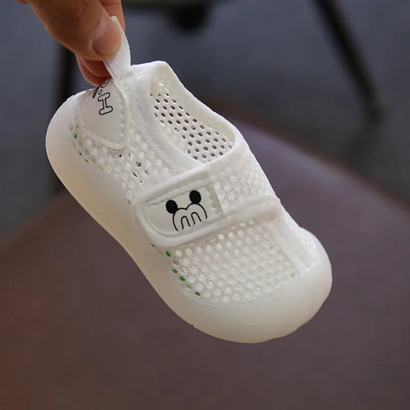 Breathable Mesh First Walkers for Toddler Girls and Boys