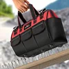 DELIXI ELECTRIC Tool Bag,Multifunctional Waterproof Storage Bags,Suitable for Electricians,Carpenters,Car Mechanics,Homeowners 6