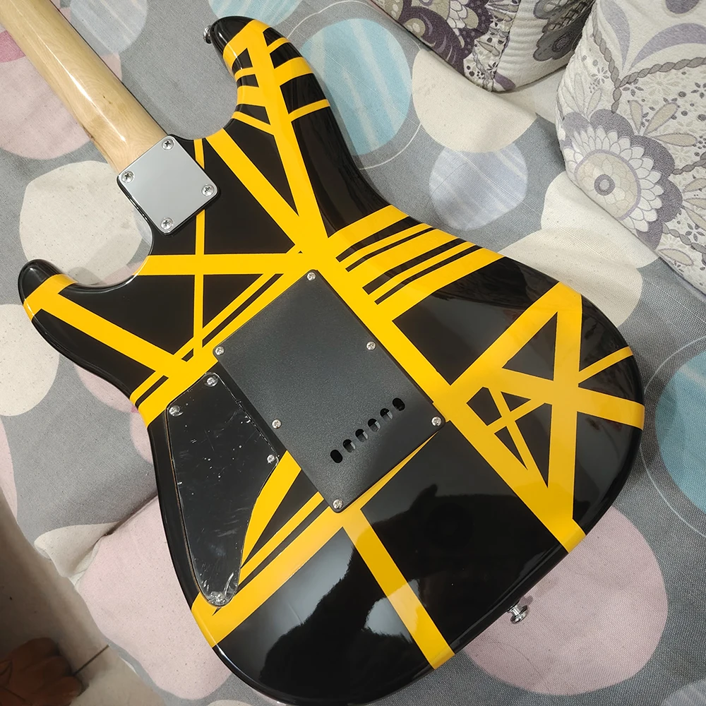 Yellow Wired Electric Guitar High Quality with Bottom Turbo Adjustment In Stock and Ping