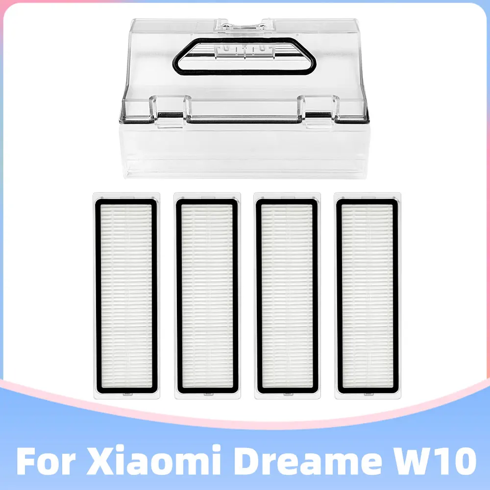 Пылесборник для робота-пылесоса Xiaomi Dreame Bot W10, пылесборник, Hepa фильтр, сменные детали, запасной аксессуар контейнер для пылесоса dx700 dx700s ручной пылесборник сменные детали аксессуары