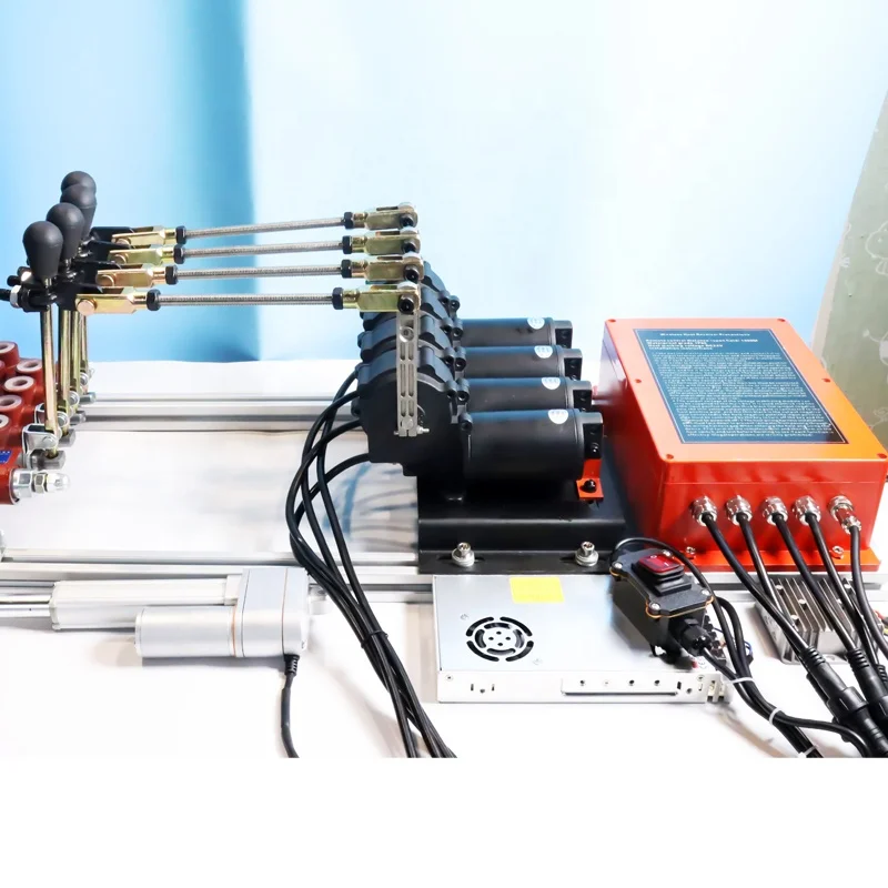 

Hot sales truck crane wireless smart remote control concrete pump hydraulic value kit joystick proportional radio remote control