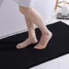 Hapihappy Bathroom Rug Chenille Bath Mat Non-Slip Bathroom Rug Soft Bath Mat Absorbent Bath Mat Washable Shower Mat for Bathroom 1