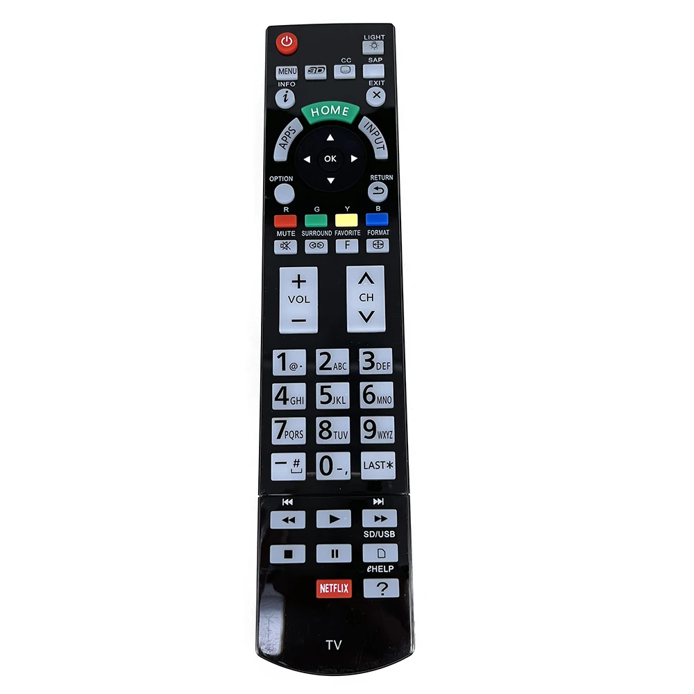 

Новый пульт дистанционного управления N2QAYB000862 для Panasonic TV TC-P55VT60 TC65AX900U TC85AX850U TC58AX800 с подсветкой