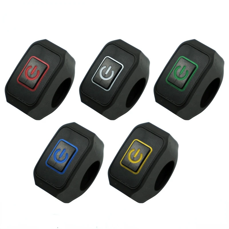 

Motorcycle Switch Electric Vehicle Modification Accessory Headlights Horn Ignition Spotlight Multifunctional Self-locking Switch