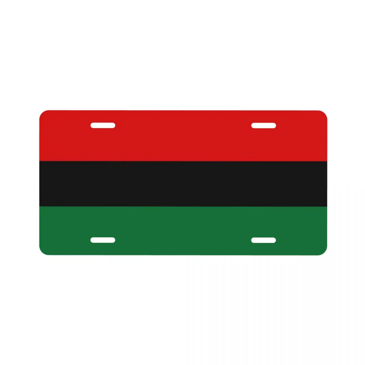 

Украшение для автомобильного номерного знака с Африканским и американским флагом размером 6 дюймов x 12 дюймов