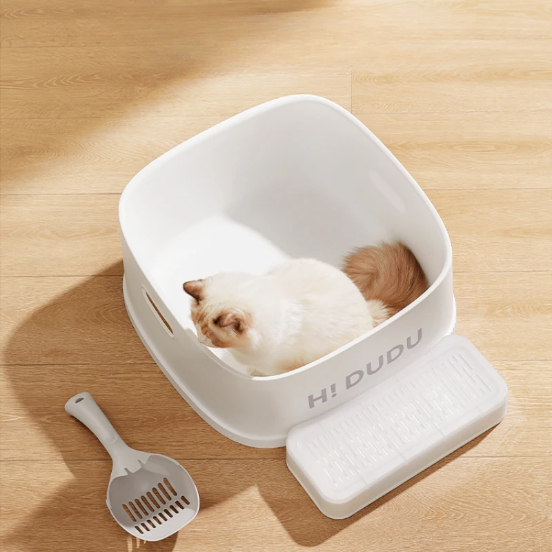 

Enclosed Hidden Villa Cat Bedpans Covered Leak Proof Large Training Clean Cat Bedpans Portable Kedi Tuvaleti Supplies WZ50CB