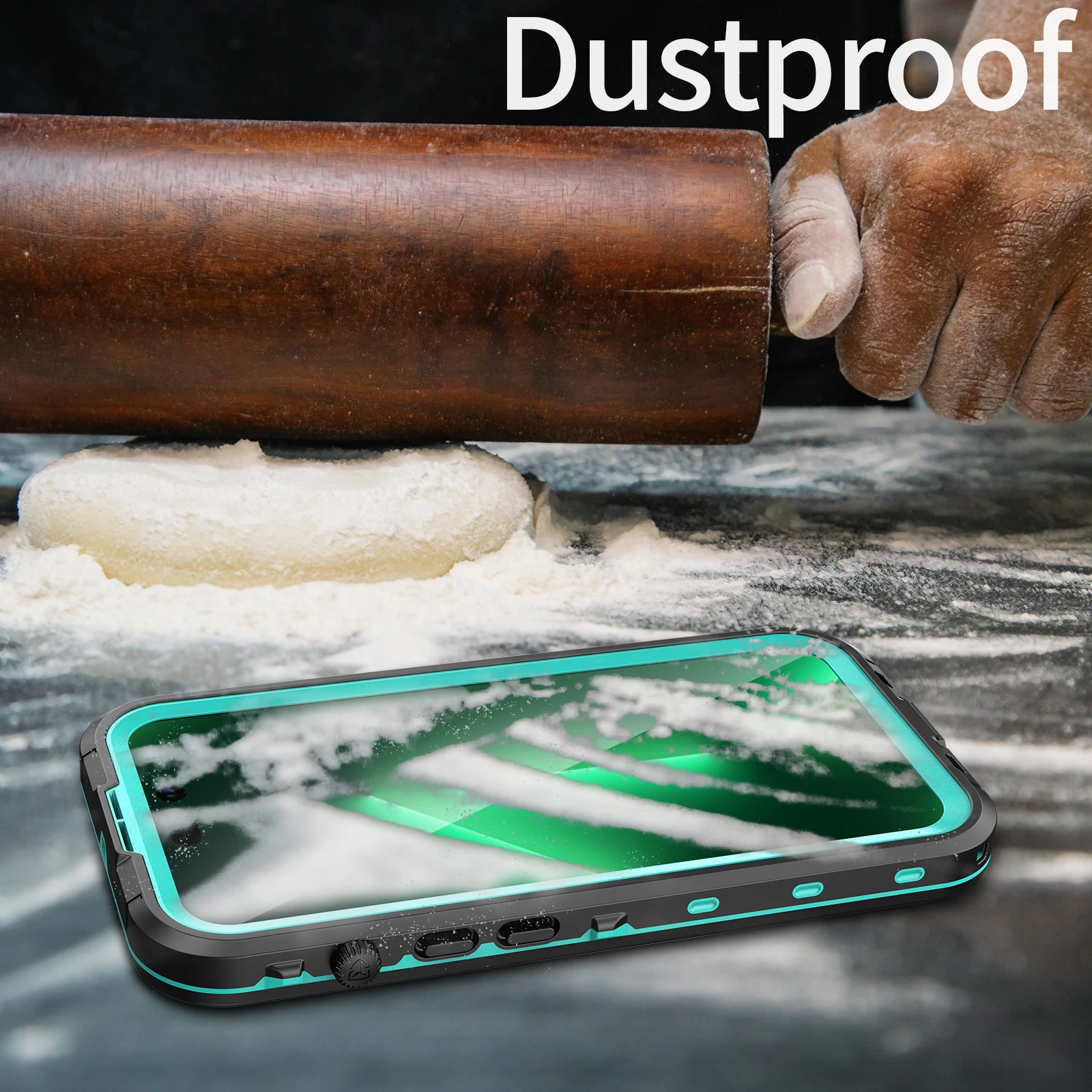 Waterproof Dustproof Magnetic Charging Full-Cover Diving Case