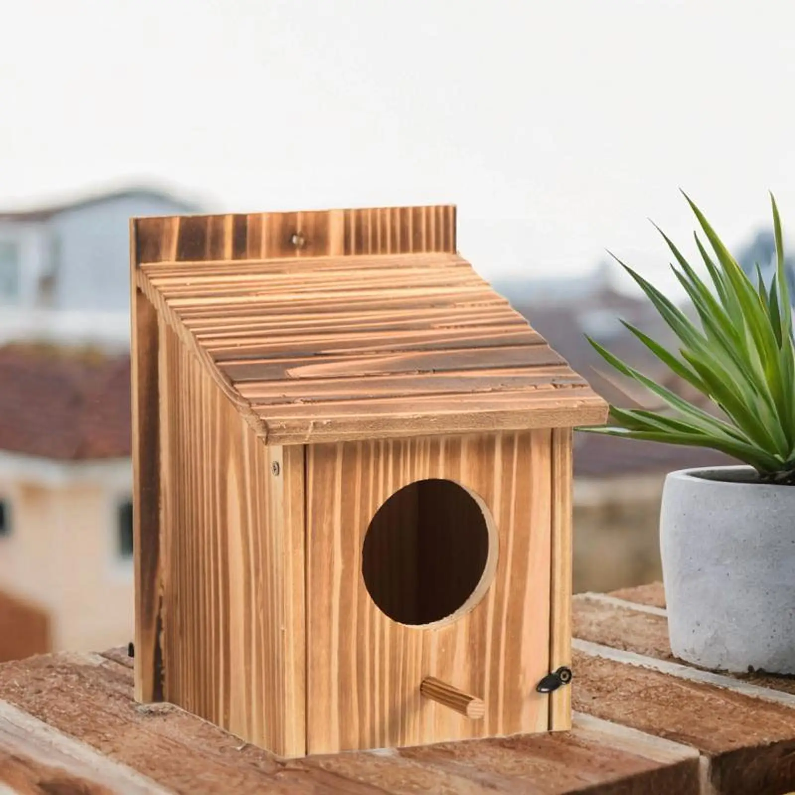 Outdoor Bird House Bluebird House Hanging Birdhouse for Window Balcony Patio