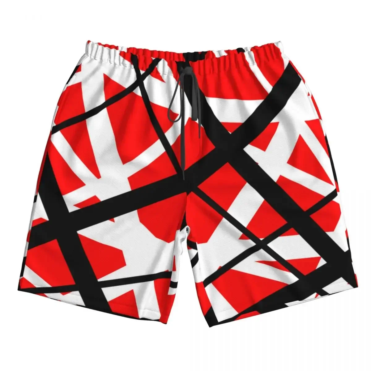 Quick Dry Summer Mens Beach Board Shorts Briefs For Man Swim Trunks Swimming Shorts Beachwear Lines Chaotic Van Halen Board