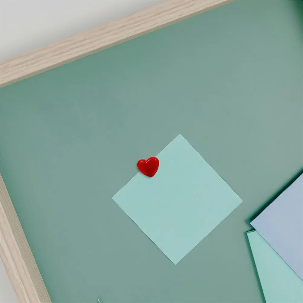 100Pcs 하트 모양의 압정 금속 장 푸시 태크 벽 게시판 포스터 공예 사무실 홈에 다용도로 사용 가능
