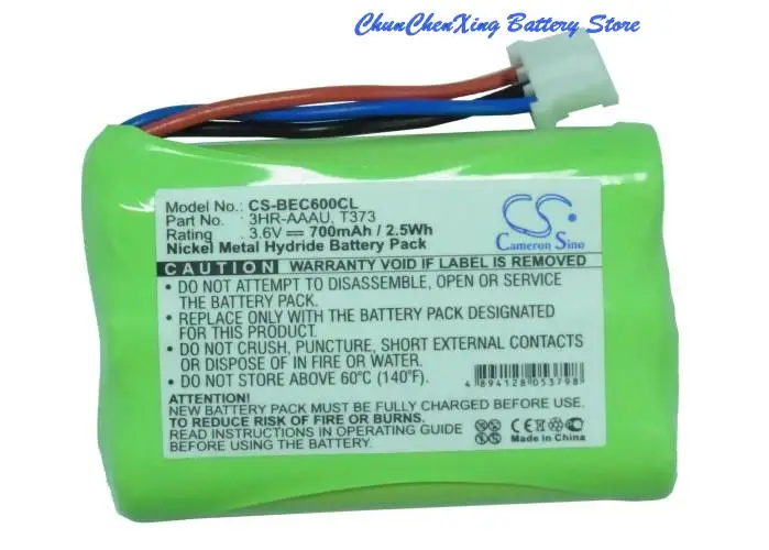 Batteria Cameron Sino 700Mah Per Bang & Olufsen Beocom 1, Beocom 6000, Beocom M6000, Beocom M6000 Mkii
