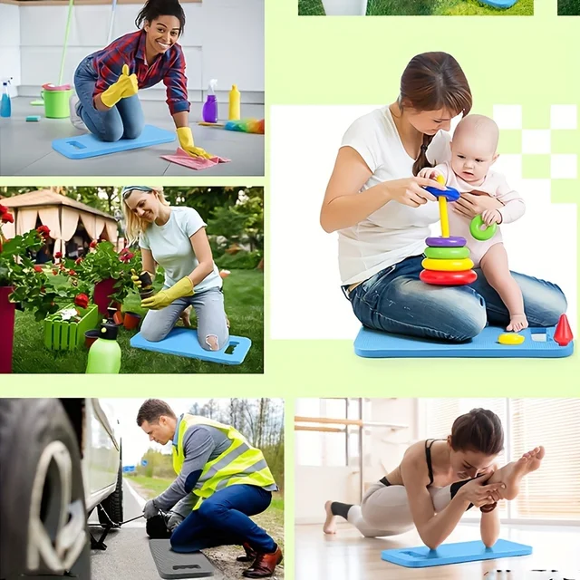 1/3pc Foam Knee Pads for Gardeners EVA Waterproof Non-slip Mat Durable Comfortable Cushion for Yoga Exercise Multi-function Tool 3