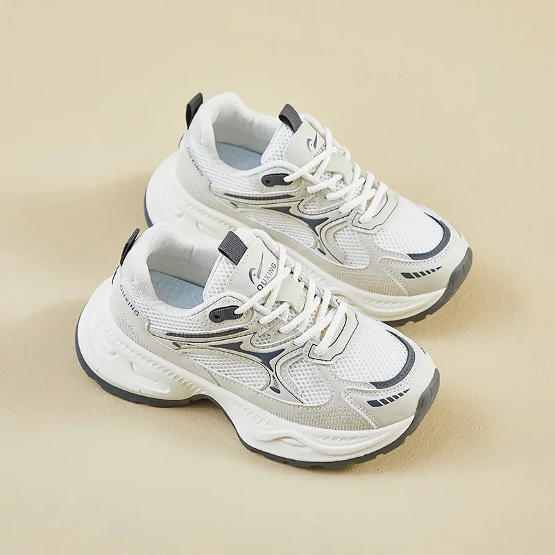 Women's Shoes 2026 Spring Autumn Platforms Sneakers Comfortable Women Casual Shoes Lace Up Non Slip Vulcanized Shoes