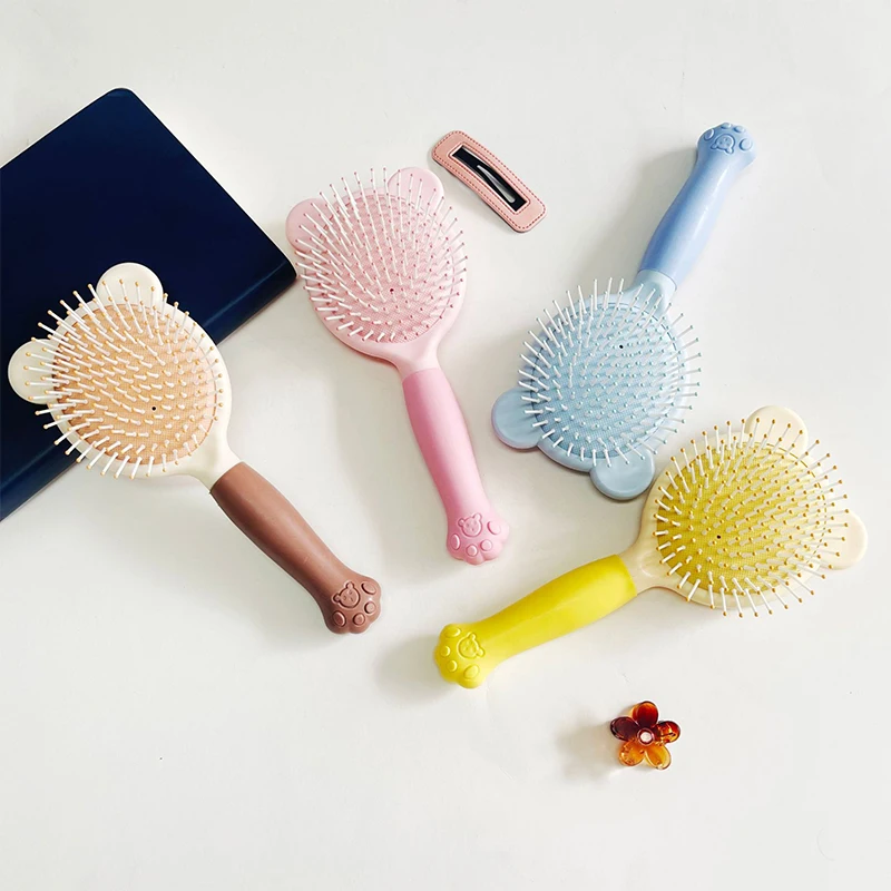 

Cross-border New Macaron Air Bag Comb Cute Plastic Hair Smoothing Scalp Meridian Massage Comb Home Comb