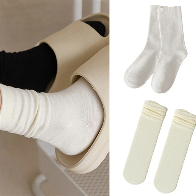 Women Girls Summer Spring Casual Cotton Slouch Socks