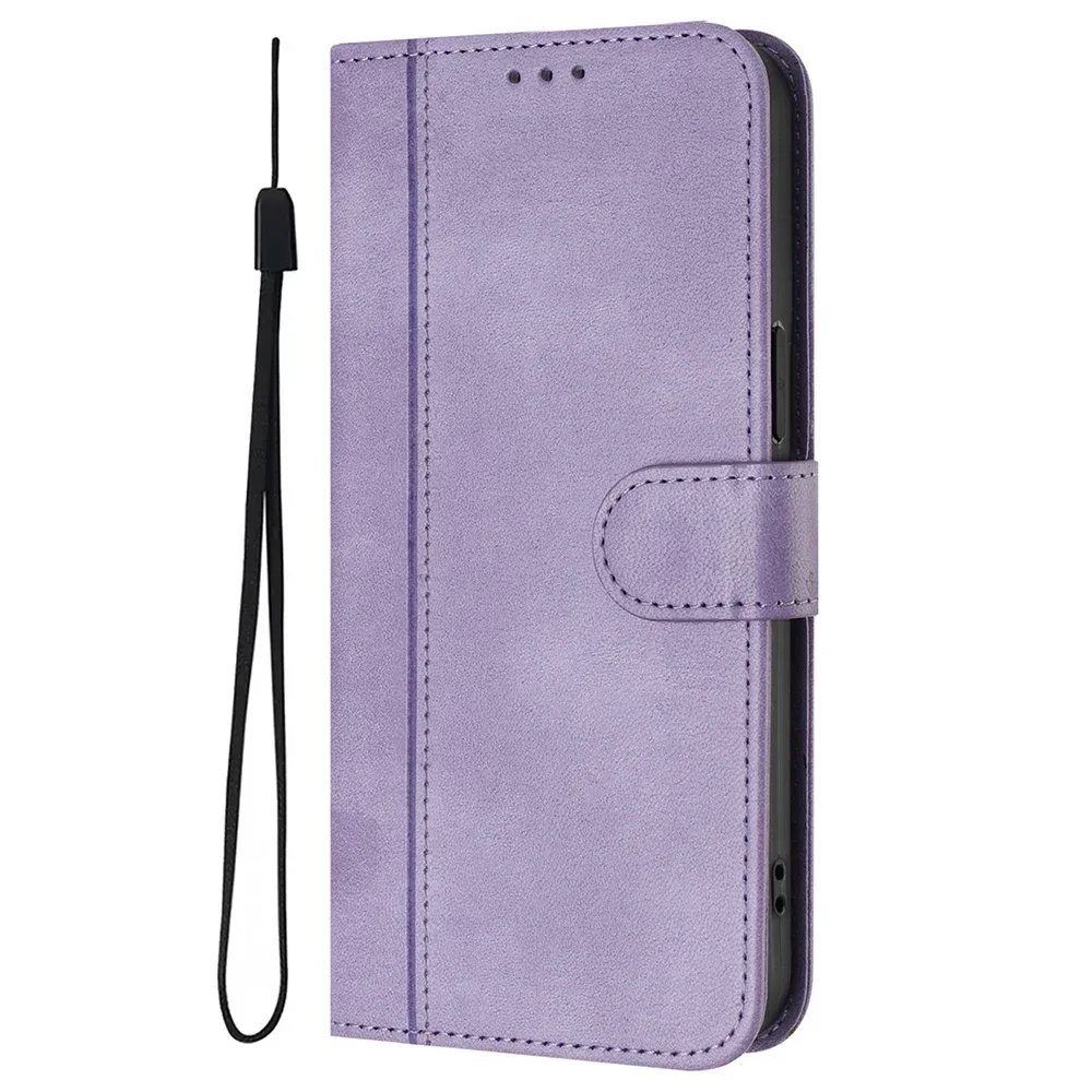 Retro Leather Flip Phone Wallet Case with Stand Cover