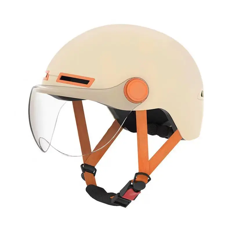 

Motorcycle Electric Vehicle All-season Universal Men's and Women's Summer Sun Protection Breathable Safety HelmetHalf Helmet