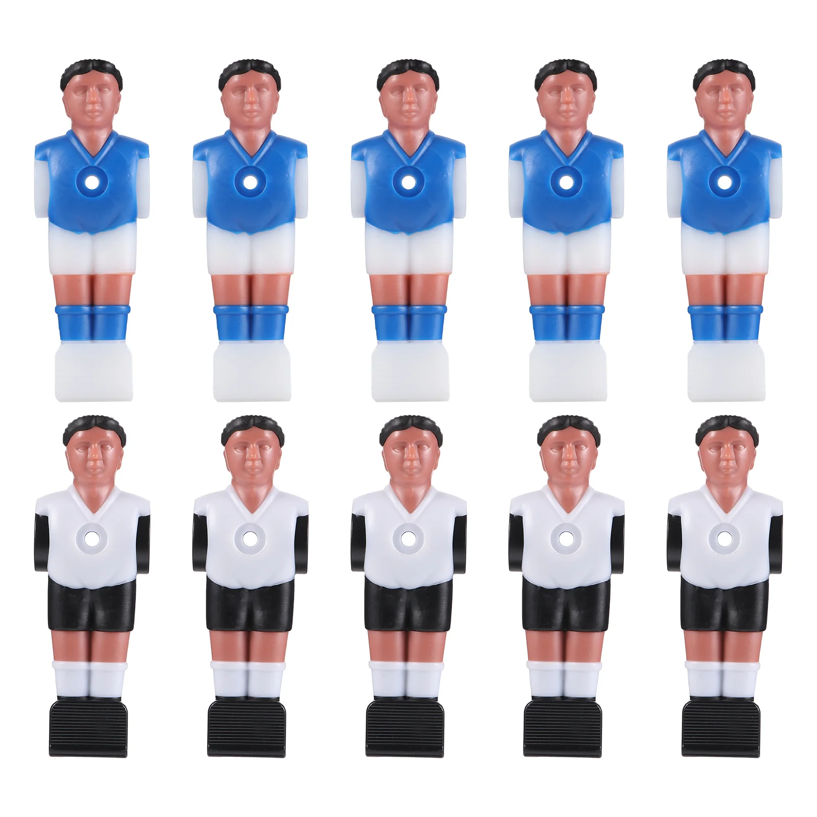 10 Pcs Football Machine Accessories Models Table Foosball Replacement Accessory Players Men Resin Soccer Figurine Supplies