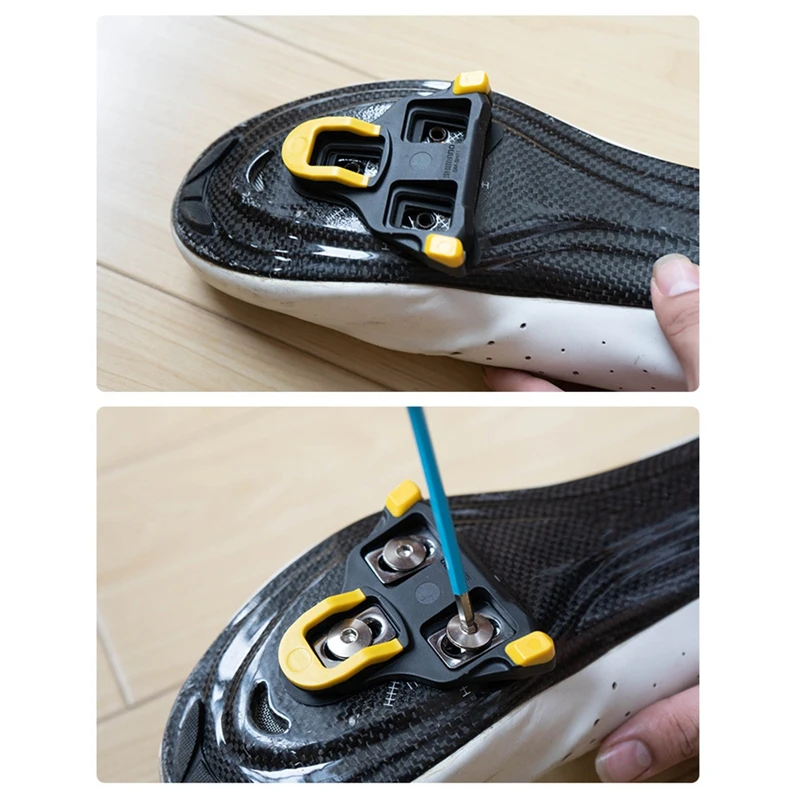 Road Bike Lock Pedal Shims Cycling Shoe Self Lock Adjustable Bicycle Lock Pedal Cleat Gasket Bike Pedals Parts