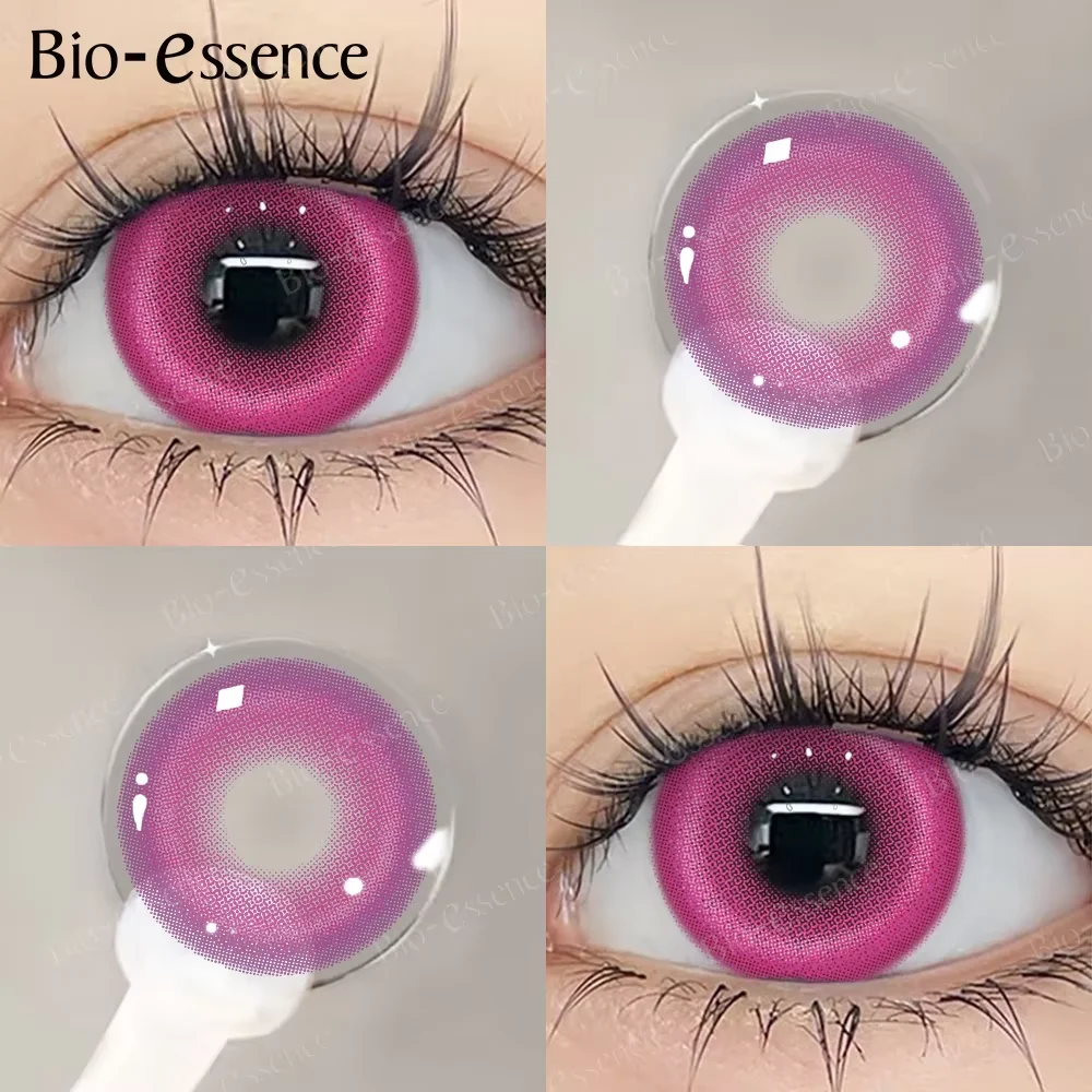 Bio-essence Vibrant Pink Prescription Color Contact Lenses