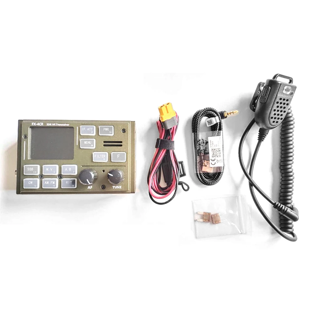 FX-4CR Radio SDR HF Transceiver with 1-20W Continuously Adjustable Power Range Support USB/LSB/CW/AM/FW Modes Short-wave FX4CR