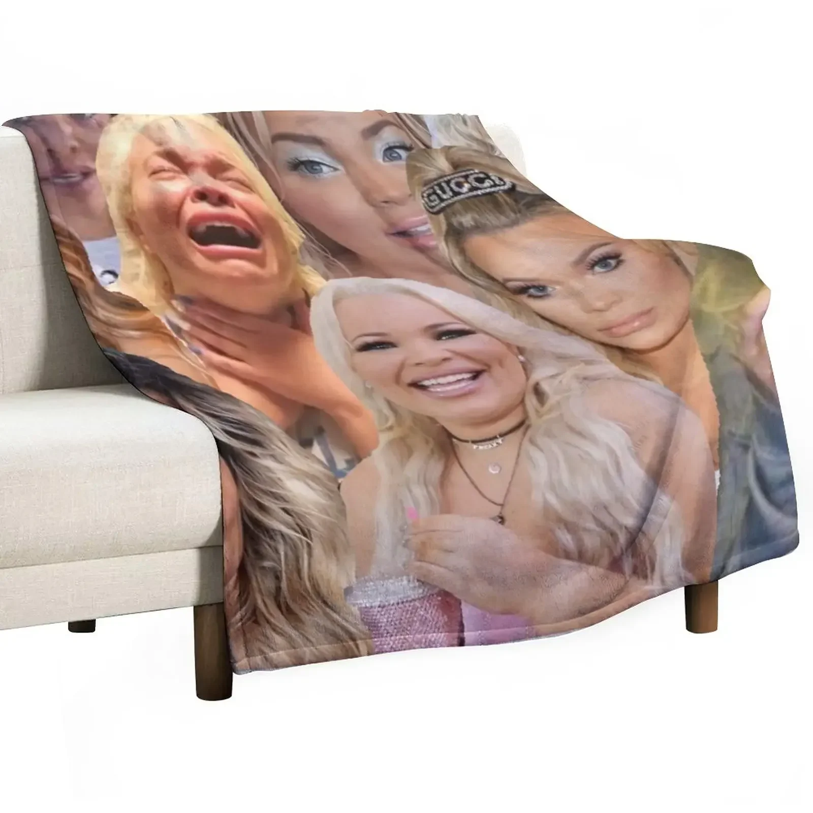 

trisha paytas Throw Blanket Loose Large Blankets