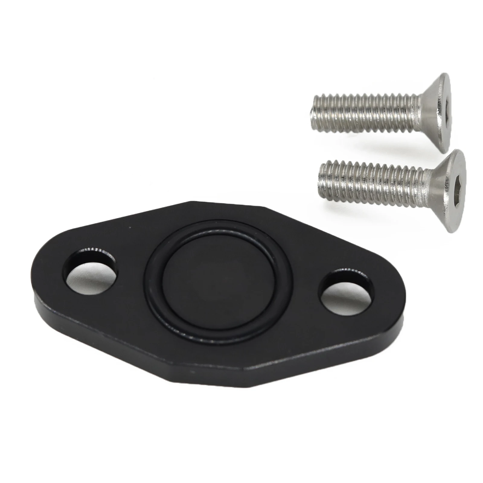 Aluminium Alloy Blanking Plate DIY Aluminium Alloy Block Blanking Off Plate SAI Delete Block Off Plate For 1.8T Volkswagen Audi MK4 Golf Jetta TT A4 B5 B6