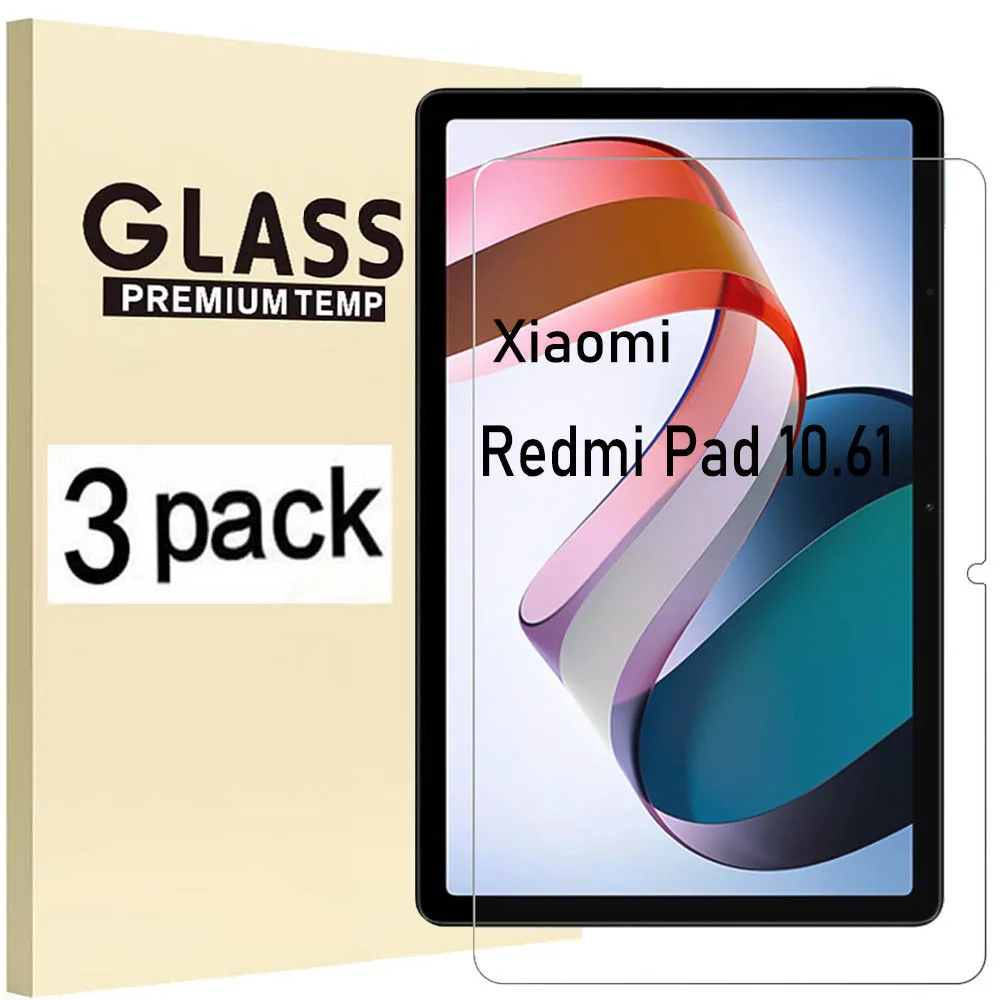 

(3 упаковки) Закаленное стекло для Xiaomi Redmi Pad 10,61 2022 защита экрана от царапин пленка для планшета