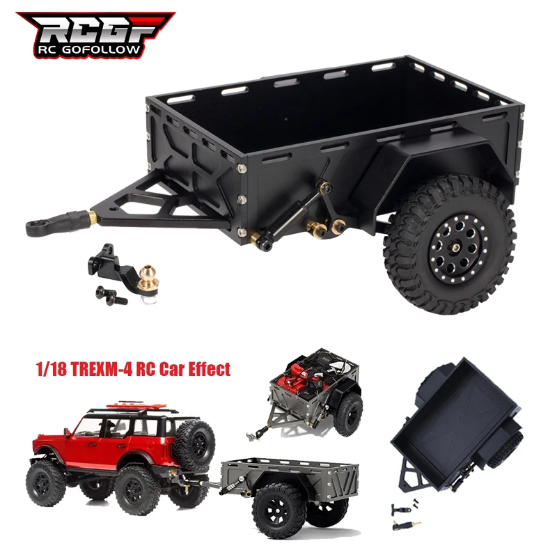 INJORA Utility Trailer voor Traxxas TRX-4m 1/18 INJORA Utility Trailer voor Traxxas TRX-4m 1/18