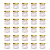 30 Pieces Mini Glass Honey Jars with Covers, 25ml Empty Glass Bottle, Wedding, Birthday Party, Return Gifts Glass Storage Jar 1