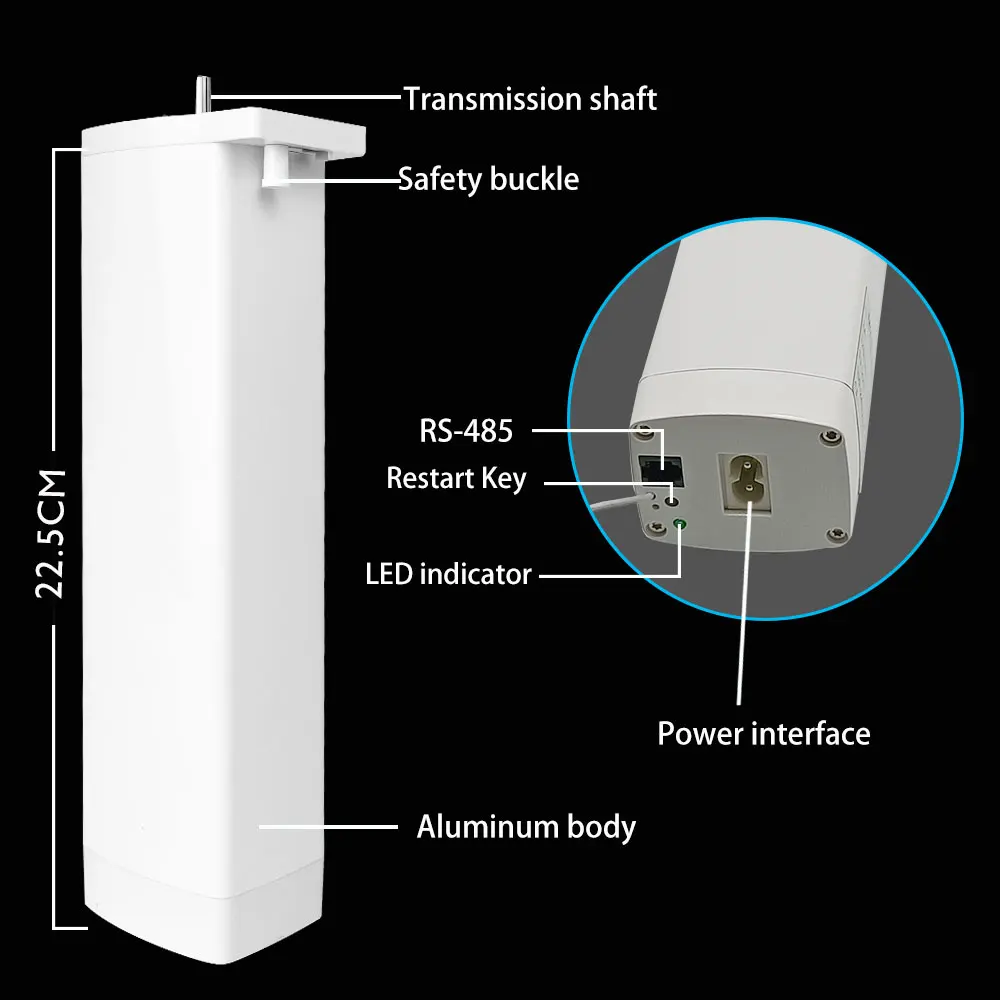 Automação, Trilhos elétricos motorizados, remoto, Alexa, Tuya, Wi-Fi