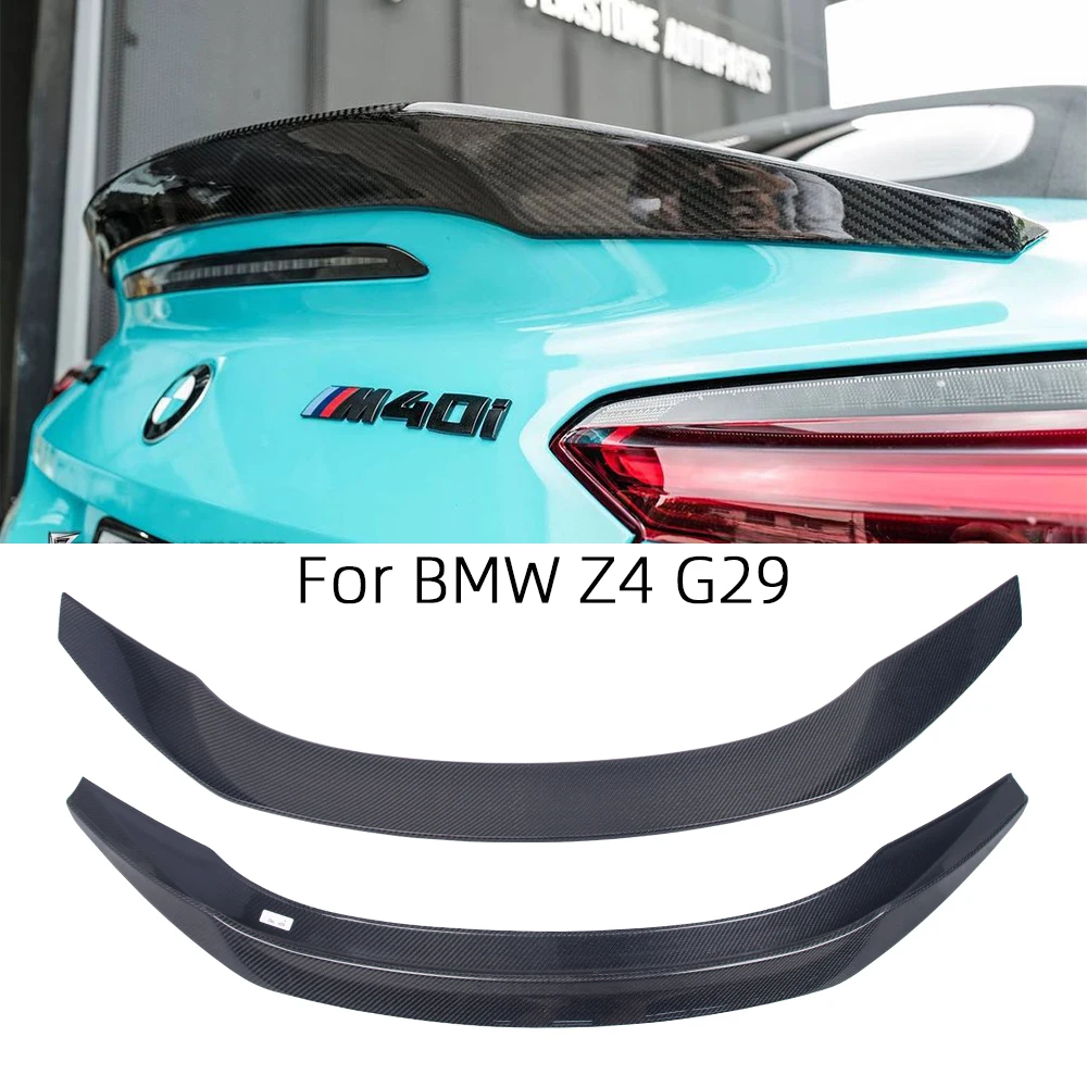 For Bmw Z4 G29 Trd Style Carbon Fiber Rear Spoiler Trunk Wing 20192023