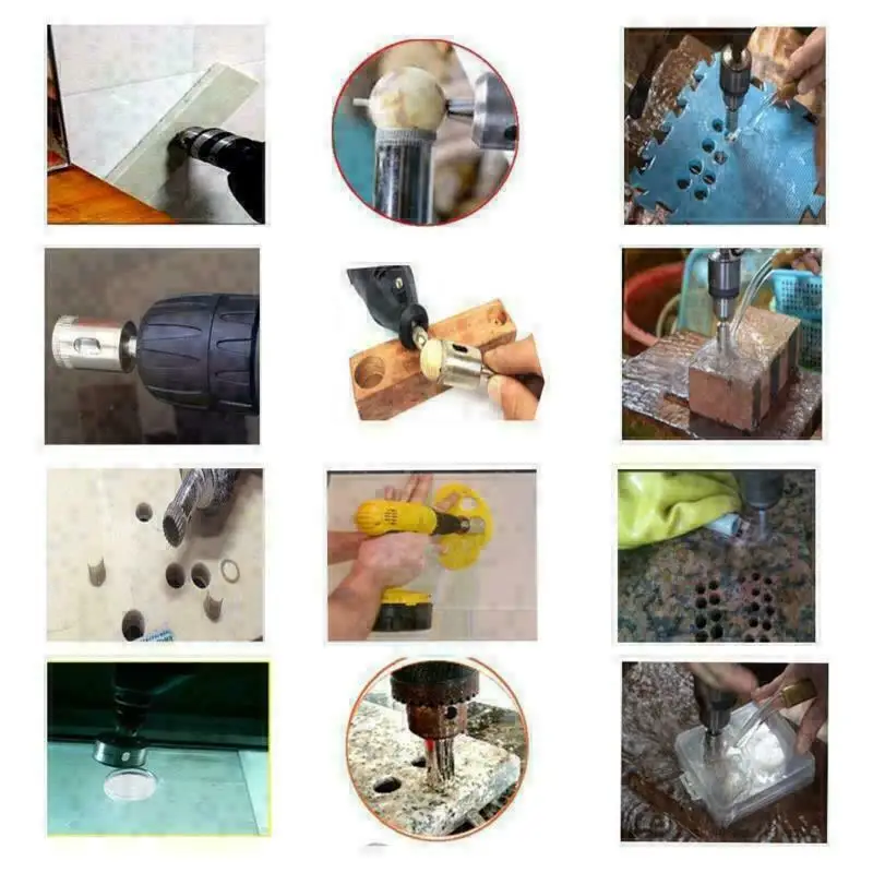 Drill Bit Set 10/15pcs Set Tile Drill Bit Set