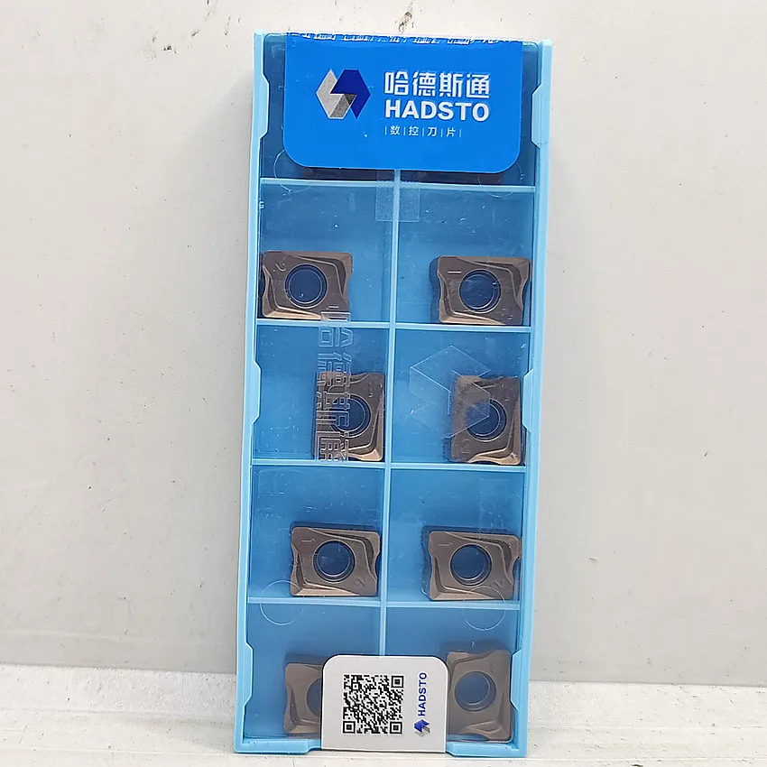 10pcs LNGX120508ER-M HS5130 LNGX120508ER-M HADSTO CNC 카바이드 인서트 강철, 스테인레스 스틸, 주철용 밀링 인서트