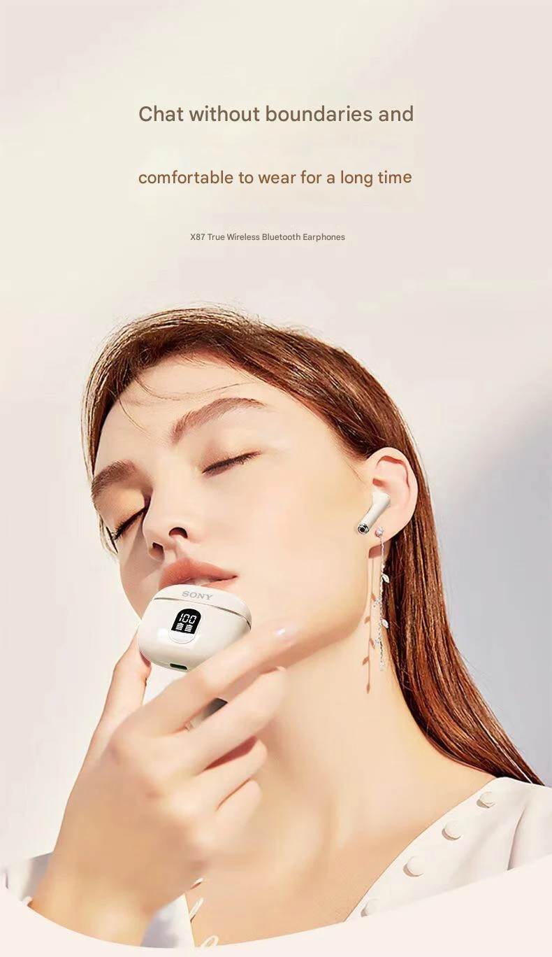 Écouteurs bluetooth TWS écran LED sans fil sport stéréo