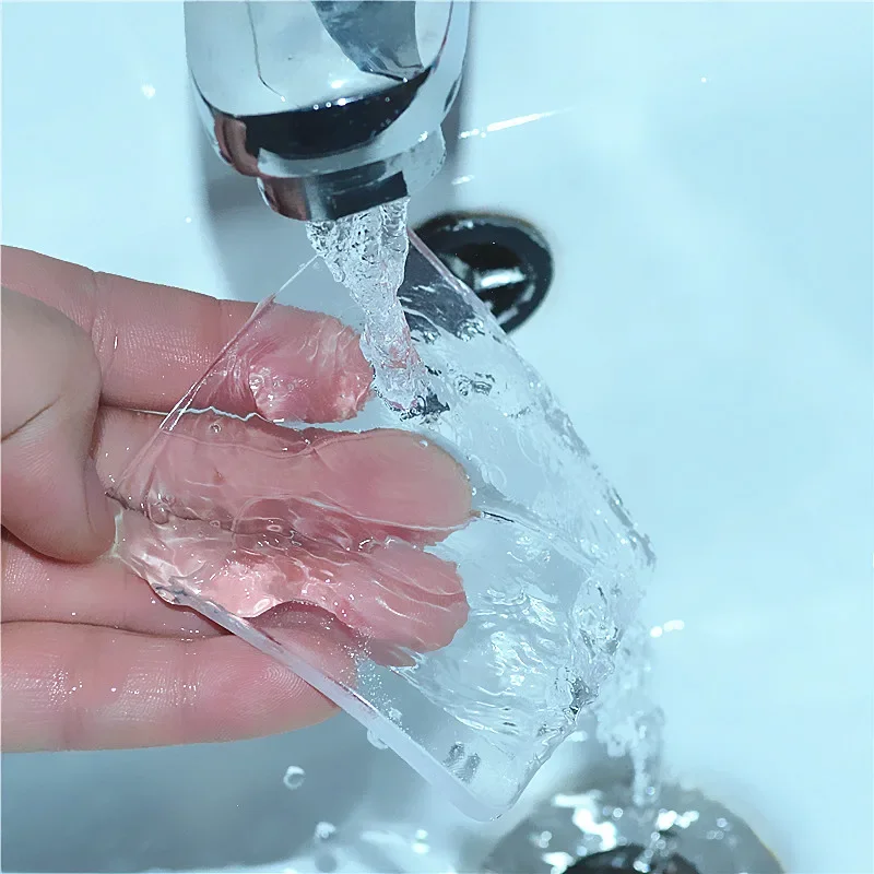 4PCS Anti-Vibration Silicone Pad Non-Slip Mat for Washing Machine Transparent Multifunctional Home Bathroom Portable Place Mats