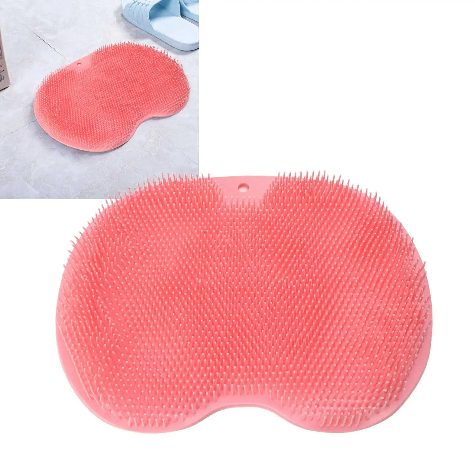 30x23cm Wall-Mountable TPE Foot Massage Cushion Pad with Suction Cups for Ultimate Foot Spa Experience