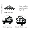 Decorative Wall Rack, Metal Wall Mounted Rack Hook, Wall Hanging Key Hanger, Household Coat Rack 2
