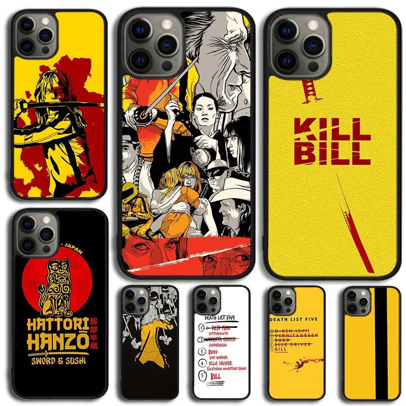 Custodia Per Telefono Kill Bill Per Iphone 14 15 13 12 Mini Xr Xs Max Cover Per Apple Iphone 11 Pro Max 6 8 7 Plus Se2020 Coque