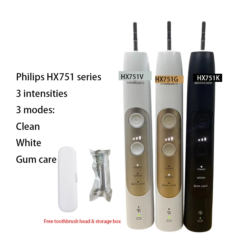 Electric Toothbrush for Philips Sonicare HX751V HX751G HX751K