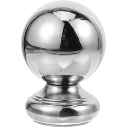 Post Cap Finial Stainless Steel Hollow Ball Thickened Conjoined with Seat Stair Handrail Lamp Shades