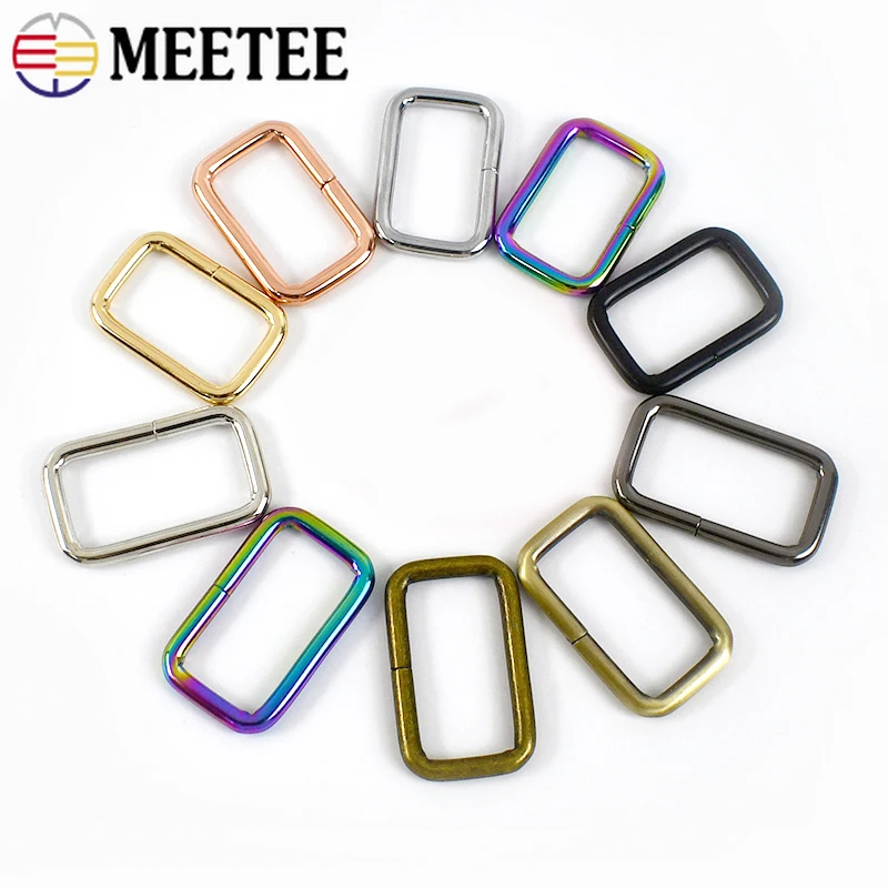 10-50Pcs 25mm Metal Ring Buckle For Bag Strap Handbag Snap Hook Dog Collar Webbing Connector Clasp Loop DIY Hardware Accessories