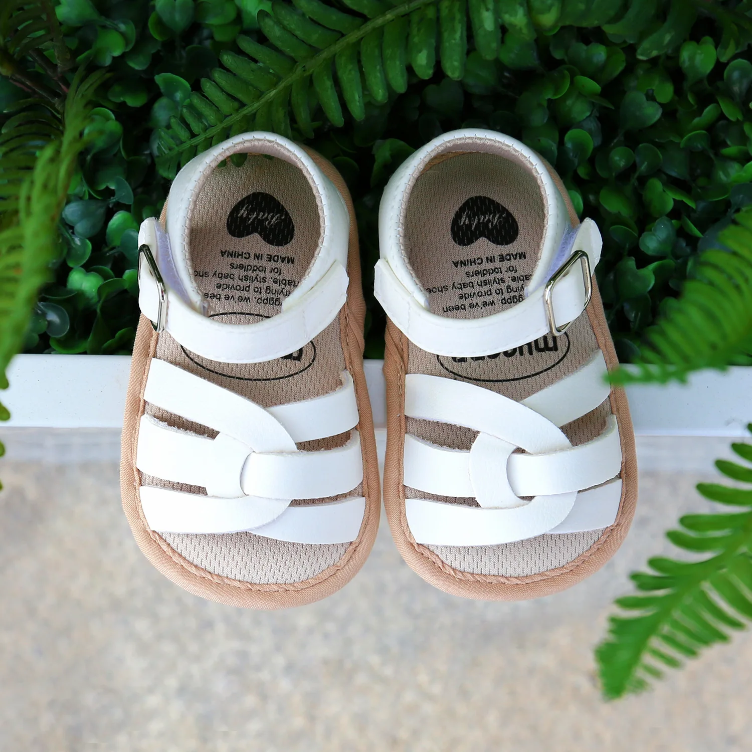 

Summer New Baby Boy Girl Sandals Baby Shoes PU Anti-slip Soft Rubber Sole Newborns First Walkers Beach Infant Sandals