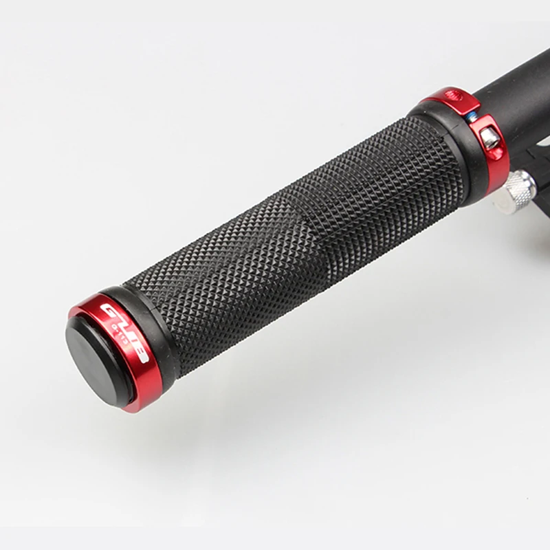 Gold Bike Grip 7075 Aluminum Alloy Ring TPR Rubber Folding Bike MTB Grip Anti-slip Bicycle Handle Cycling Parts Bicycle Handlebar Grips
