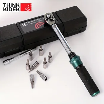 ThinkRider Professional NL-15 Bicycle Bike Torque Wrench Allen Key Tool Socket Spanner Set Kit Cycling Repair Tool Kits 4