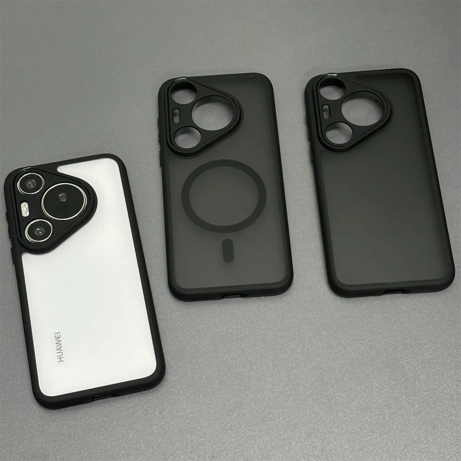 Luxury Matte Acrylic Magnetic Back Cover with Wireless Charging Compatibility