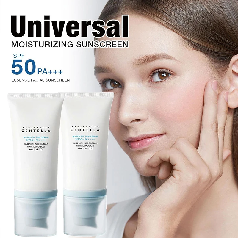 

Sunscreen Spf 50 Sun Serum Moisture Skin Strong Sunscreen Hyaluronic Acid No Sticky Snow Grass Refreshing Sunscreen For All Skin