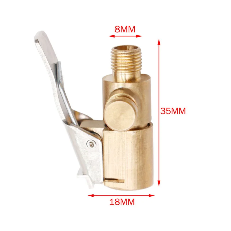 Messing Auto Reifen Inflator Ventil Stecker Luft Chuck Reifen Clip Lock-on  Auto Adapter Shytmv