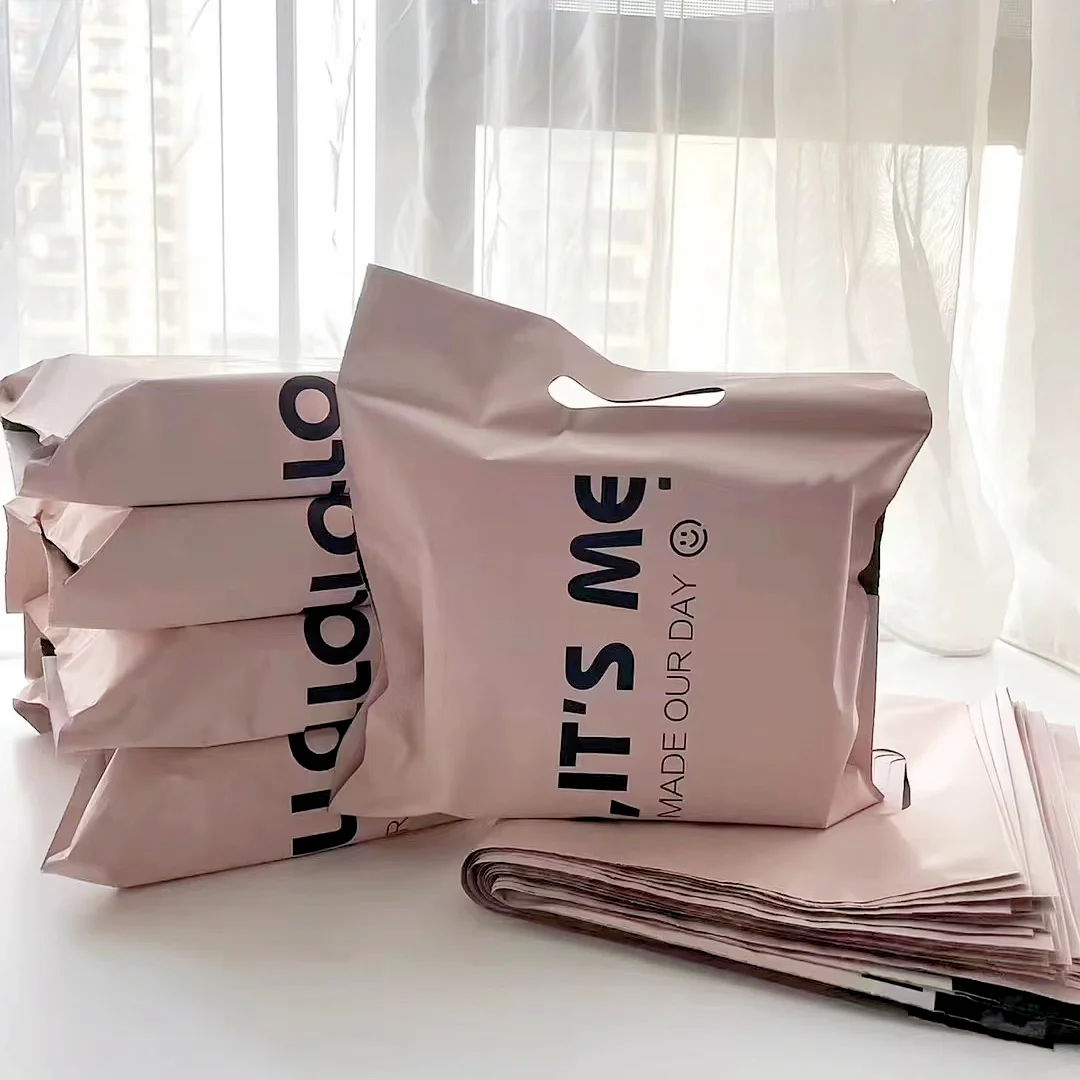20PCS 100% D2W Biodegradable Mailing Bags with Handle Compostable Shipping Bags Eco Friendly Self Sealing Envelope Courier Bag express bag courier bag mailing bags storage bag
