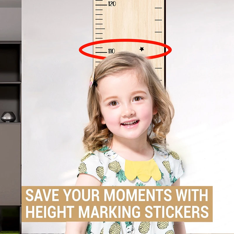 Kids Growth Chart Toddler Height Ruler Growth Wall Decor Boys Height Chart Girls Ruler Child Measurement